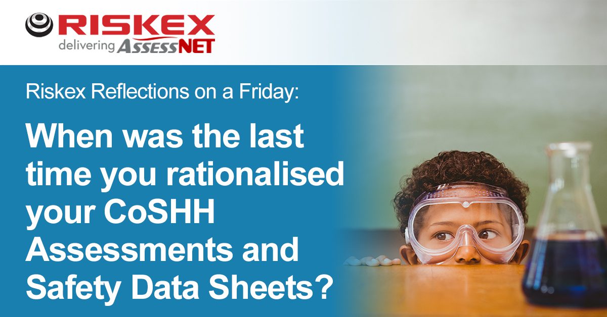 When was the last time you rationalised your CoSHH Assessments and Safety Data Sheets (1200 x 628) When was the last time you rationalised your CoSHH Assessments and Safety Data Sheets (1200 x 628)